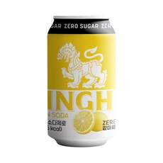 싱하 레몬소다 제로, 355ml, 24개