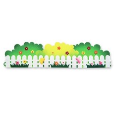 펠트 꽃숲울타리(15X60cm) 환경꾸미기재료+커머스커낵트Shop, 빠른배송