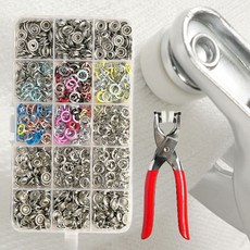 TV홈쇼핑 요술 똑딱이 1004 단추 펀칭기 셀프 만능 수선 펀치, 2개, 단일세트