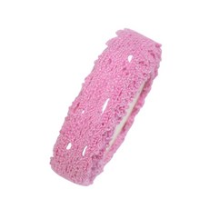 패브릭 스티커테이프 리본끈 2mm도톰 폭1.8cm 182cm, 핑크, 1개
