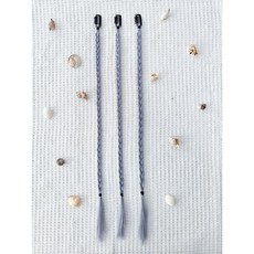 假髮 帶裝飾 演出造型 甜酷 單卡單夾 女生 啞光不發亮 霧面 辮子假髮 辮子 假髮辮子髮飾 髒髒辮假髮, 1個