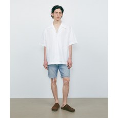 매장정품 브이투 VTWO 박시 핏 오픈카라 바이오 밴딩 셔츠_화이트 5007781924 177149