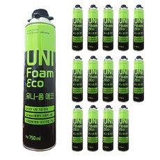 유니 폼 에코 사계절 우레탄폼 건형 750ml, 15개