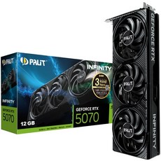 PALIT 지포스 RTX 5070 INFINITY 3 D7 12GB 이엠텍 그래픽카드, RTX5070