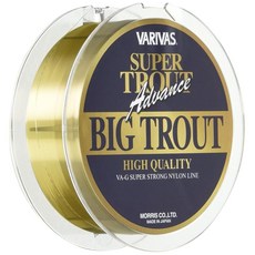 바리바스(VARIVAS) 나일론 라인 바리바스 슈퍼 트라우트 어드밴스 빅 트라우트 150m 2호 10lb 스테이터스 골드, No. 2/10 파운드, 1개, 상태 금색