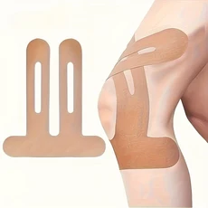 (20개 팩) 스포츠 면 탄성 운동 요법 테이프 무릎 패드 팔꿈치 패드 접착 붕대 근육 회복 방수 통기성