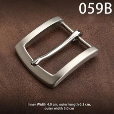 고급 304 스테인리스 스틸 핀 버클 액세서리 프리미엄 벨트 캐주얼 복장용 남녀, 09 059B