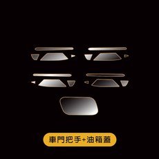 RONE 2025年 Audi A5 TPU 保護膜, 車門把手+油箱蓋,亮面膜(透明增亮)