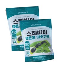 엄마사랑 스테비아 검은콩 미숫가루, 400g, 2개