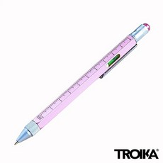 【Troika 梅森巴赫】多功能工具筆#可觸控附多種小工具與水平儀#PIP20(1筆5用多色可選), 銀河粉 ML, 1個
