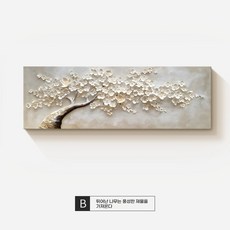 흰색 대형 북유럽 거실 액자 꽃 유화 그림 현관 장식 인물, B. 루이슈 펑차이 B, A. 독립적인, B. 1505, 1개