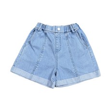 Starbean 女童休閒反折短褲