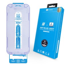 hoda 濾藍光玻璃保護貼 iPhone 17/16/15系列 附無塵太空艙 TÜV Rheinland RPF20 認證 高透光清晰, 1個, 藍光【附無塵太空艙】,iPhone 17 Air