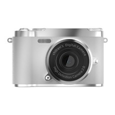 高清雙攝CCD數碼相機校園學生入門級卡片機vlog旅拍隨身小型微單, 白色【前後雙攝】:1個