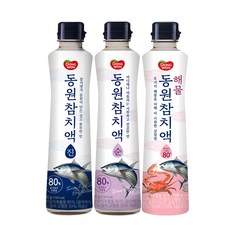 동원참치액 진 500g 1P + 순 500g 1P + 해물 500g 1P