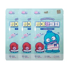 썸머패치 산리오 여름 향 패치 한교동 유아, 3개, 45매입