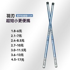 羽刃超短手竿 3.6米, 羽刃超短手竿（37調）2.1米-袋裝