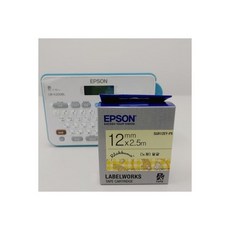 엡손 LWK200BL 라벨지 SGR12EYPX 12mm 노랑 리락쿠마, 엡손 LW-K200BL 라벨지 SGR12EY-PX 12, 1개