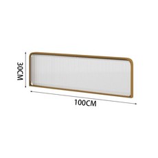 낮은 파티션 레스토랑 칸막이 가림막 가벽 카페 식당 인테리어 공간분리, 골드 스타일 2