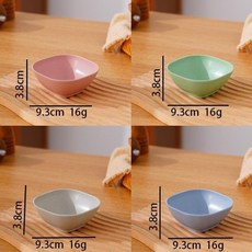 小麥秸稈碗勺 兒童餐具套裝 甜品碗 燕麥碗, 米, 1個