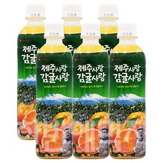 제주감귤 롯데 1.5L X 6펫, 500ml, 6개