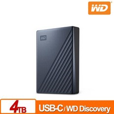 全新 WD My Passport Ultra 4TB 2.5吋 USB-C 行動硬碟, 星曜藍