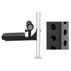 케이블 부착용 랫 풀다운 시트 트레이닝 리그 랙 피트니스 시티드 컬 머신 모든 사이즈에 적합, 01 1 inch