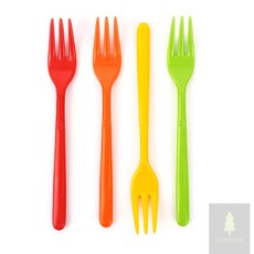 행운몰 컬러 포크 1P 샐러드포크