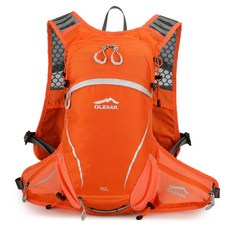 OLEMA 16L 戶外登山徒步旅行包 騎行背包, 橘紅色