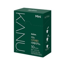 동서식품 HOT한 카누 맛보기 다크로스트 마일드로스트 아메리카노 디카페인 10T, 900mg, 1개입, 1개