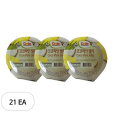 돌 코코파인 컵젤리 1개입, 200g, 21개