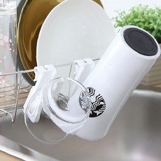 싱크대 건조 클립형 보관 위생 주방 거치대 젖병 컵 물병 2p 텀블러, 1개, 상세페이지 참조