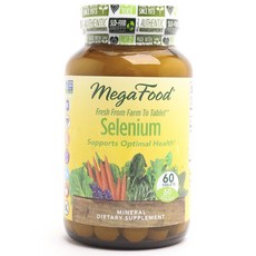MegaFood 硒礦物質補充錠, 60顆, 1罐