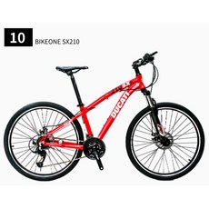 BIKEONE 21OSX 鋁合金24速MICRO SHIFT變速碟煞外銷登山車限量款 26吋都會運動最佳CP質首選, 紅色