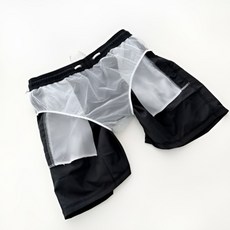 (BBT4) 남성 여성 비치웨어 수영복 보드숏 여름 물놀이 반바지 3부