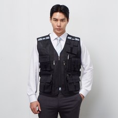 경신 UK 0777 작업 안전 망사 특수 배달 퀵서비스 라이더 오토바이 반사띠 단체 팀 조끼 베스트, 1개, 검정