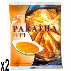새마원 냉동 정통 인도빵 파라타 400g 패스트리 페스츄리 난 전병 피자 또띠아, 2개