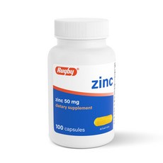 Rugby 아연 50mg 글루텐 프리 건강기능식품 100정, 1개