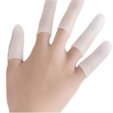 YJY몰 손가락 보호 골무 서류정리 고탄성 직장인 공예 농사 주부 포장 엄지 검지, 스킨 M