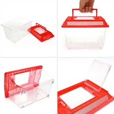 햄스터하우스 애완동물 소형이동장 21x14cm 케이지 이동식 격리용 소형동물