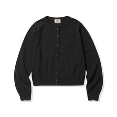 브랜드정품 코드그라피 CGP (우먼) 스몰 스퀘어 로고 코튼 니트 가디건_차콜 336949
