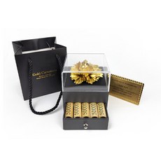 24k 금카네이션 어버이날 선물 골드 카네이션 용돈박스, 1개, 24K 순금카네이션