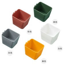 莫菲思 洞洞板收納盒, 1個, 正方盒 8*8*10cm,藍色