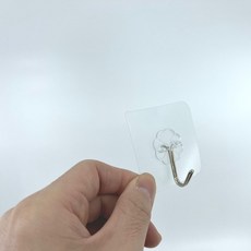 다용도 접착식 후크 걸이, 1개, 단품