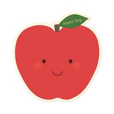 마음새 귀여운 사과 애플데이 엽서