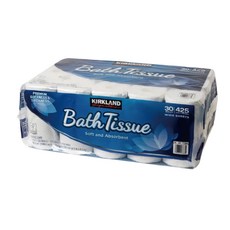 科克蘭捲筒衛生紙30捲入，柔軟舒適，加厚不易破，家庭號衛生紙, 425, 30個