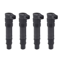 4 피스 점화 코일 129700-4400 SUZUKI GSX1300R GSXR1000 Hayabusa 1300R GSF GSX 650F Bandit 650 1250 GSXR750, 검은색, A11