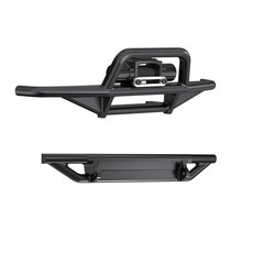 트랙사스 1/18 TRX4M 하이 트레일 K10 업그레이드 부품 RC 크롤러 카용 SPEELIK 앞뒤 범퍼 알루미늄 윈치