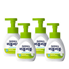 크리넥스 버블버블 핸드워시 힐링그린, 4개, 250ml