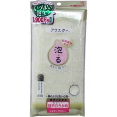 KIKULON AWASTAR 沐浴巾, 1個, 黃色-超軟款（現貨/00290）, 黃, 1個裝